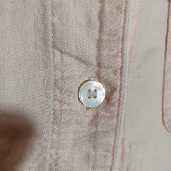 ⭐UNIQLO | Women's Warm Button Down Peach - Picture 6 of 9
